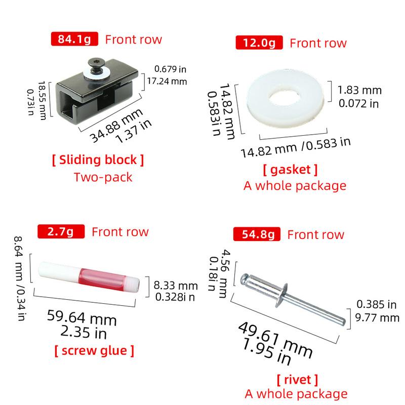 Sunroof Slide Thickened Gasket Sunroof Repair Kit Gasket Improved 54107468420 For BMW 5 Series G38 525 530 540 2018-