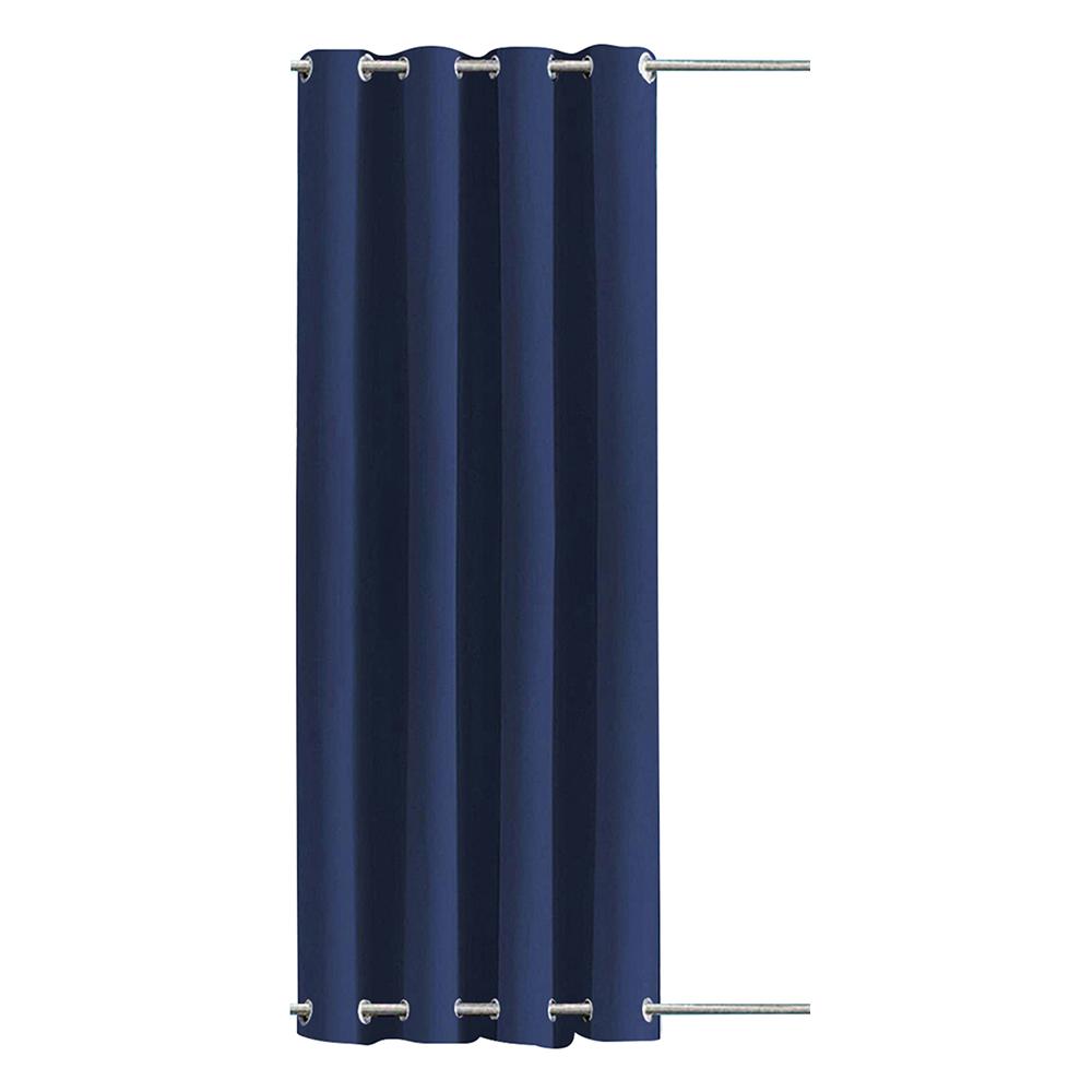 Patio Waterproof Outdoor Curtains Garden Lawn Windproof Top & Bottom Eyelets Thermal Insulated Curtains Blackout Window Drapes