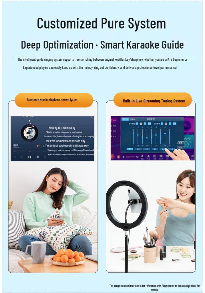 SS1-206 Portable Outdoor Karaoke Speaker: High-Power All-in-One Singing Machine