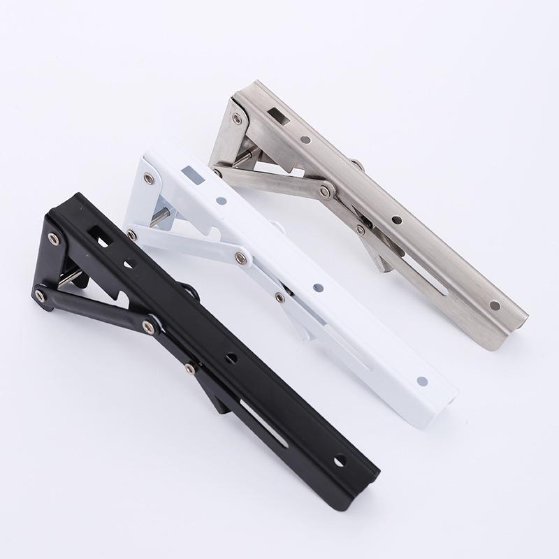 Thickened Stainless Steel Foldable Triangle Shelf Bracket for Wall Support