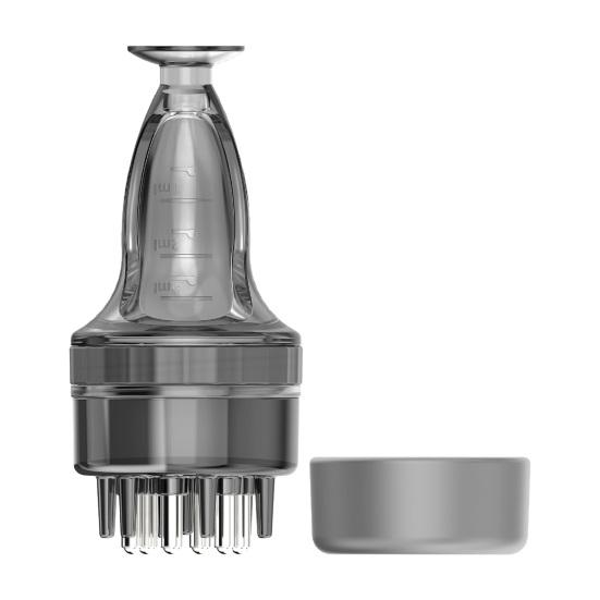 Portable Scalp Applicator Hair Growth Serum Oil Nourish Mini Portable Hair Roots Liquid Massage Comb with Scale Design Hair Care