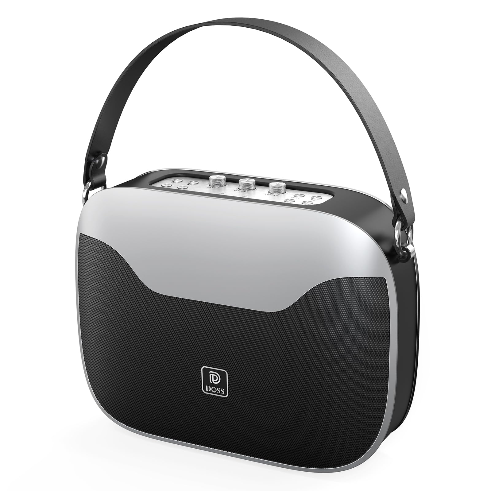 

DOSS SoundBox H100 Bluetooth-динамік, потужність 50 Вт, висока гучність, подвійна технологія DSP, цілодобове відтворення, бездротове з’єднання Bluetooth, сумісне з пам’яттю