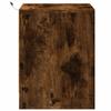 Vidaxl Bedside Tables with LED Lighting, 2 Pcs., Smoked Oak