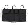 Car Rear Racks Storage Bag Net Adjustable Trunk Storage Bag Net High Capacity Hanging Organizers Automobile Interior Accessories