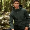 Men's Outdoor Windproof Hooded Workwear Jacket - Multi-pocket, Stormproof, and Long Sleeve for Spring/Autumn Mountaineering.