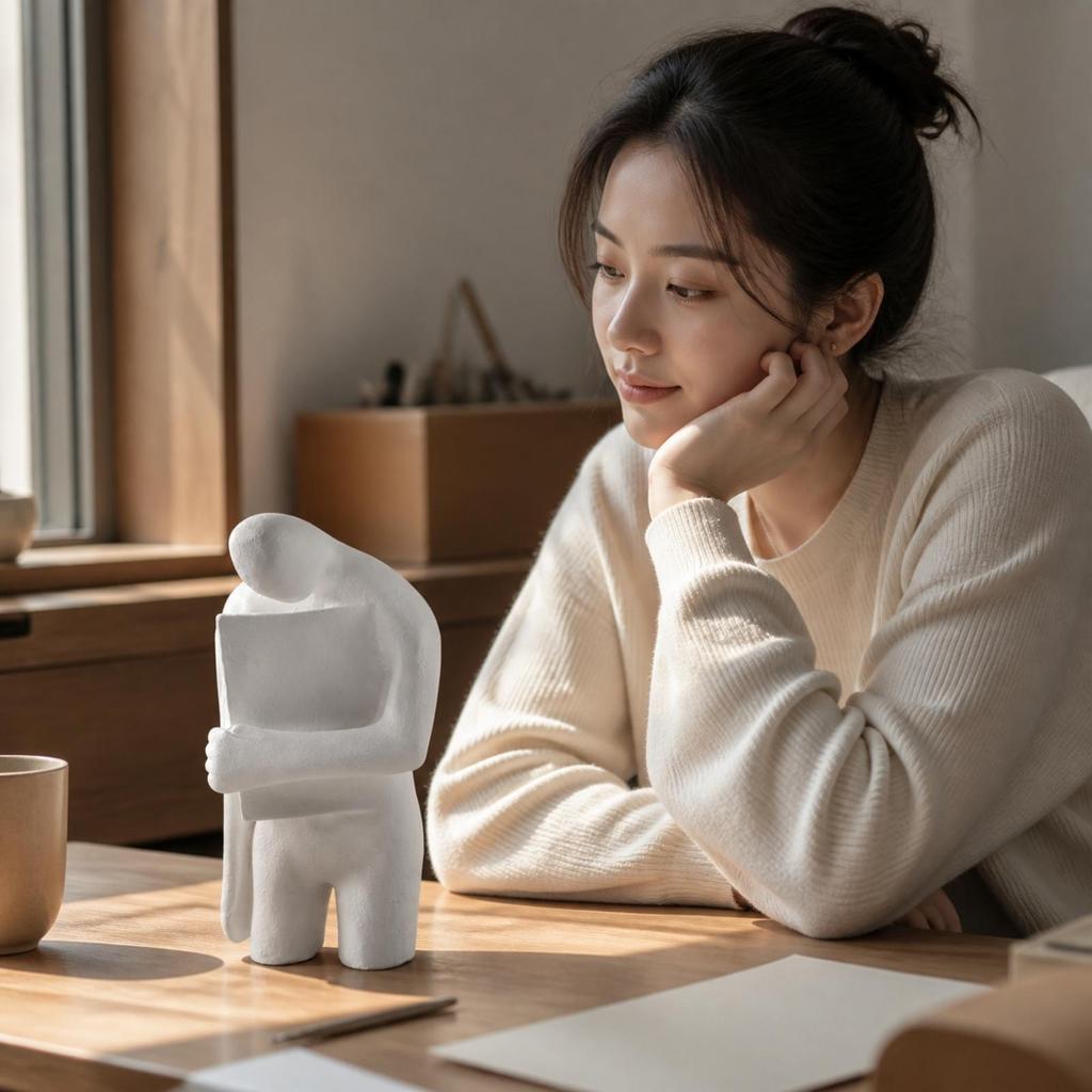 Abstract Human Figurine Minimalist Tabletop Decorative for Minimalists