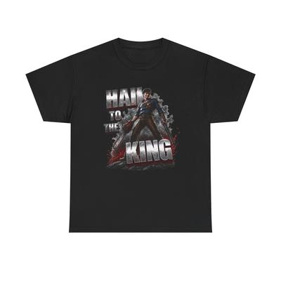 Hail to the King Unisex T-Shirt| Army of darkness evil dead Ash Williams Grafik-T-Shirt