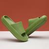 Summer Men 'S Slippers Thick Platform Beach Eva Mute Slide Sandals Leisure Women Male Flip Flops Ladies Bathroom Anti -Slip Shoes