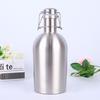 32/64 Ounce Homebrew Beer Growler 304 Stainless Steel Home Brew Beer Flip Top Beer Growler Bottle BPA Free Cap