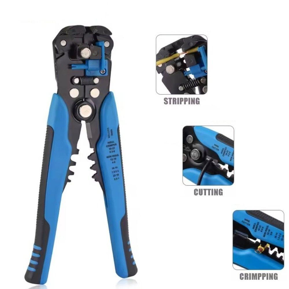 Metal Multifunctional Cable Cutter Crimping Wire Stripper Pliers  Cable Installation
