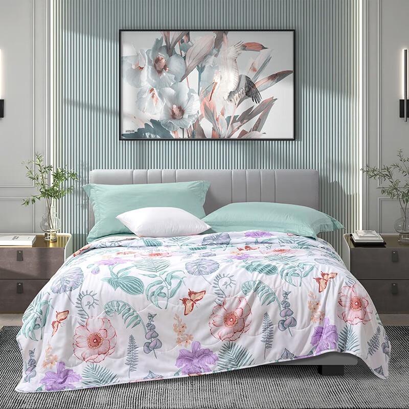 

FUANNA Cloud Stream Fantasy 7-Hole Antibacterial Printed Summer Quilt
