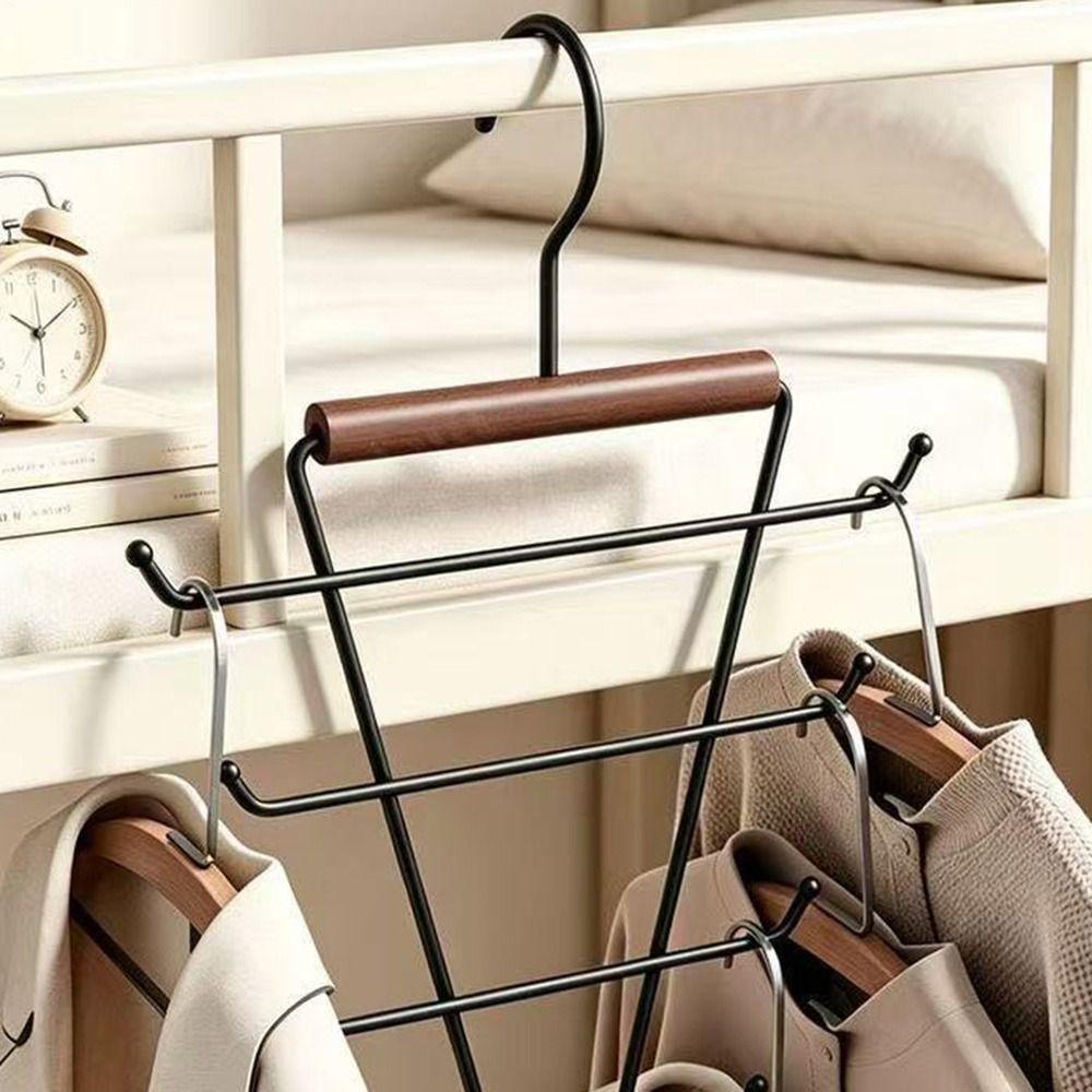 Rotatable Double Sided Hanger Wall Mounted Multi Hook Organizer Portable Hat Rack