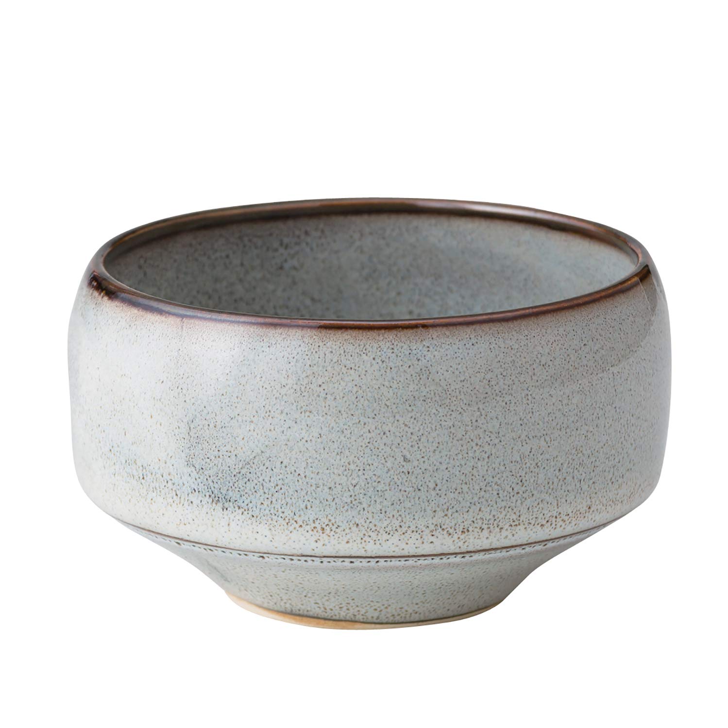 

Hasami ware Matcha Bowl White Yuzu Stylish and Dishwasher Made in 18173 haku Design, Simple, Safe, Japan,