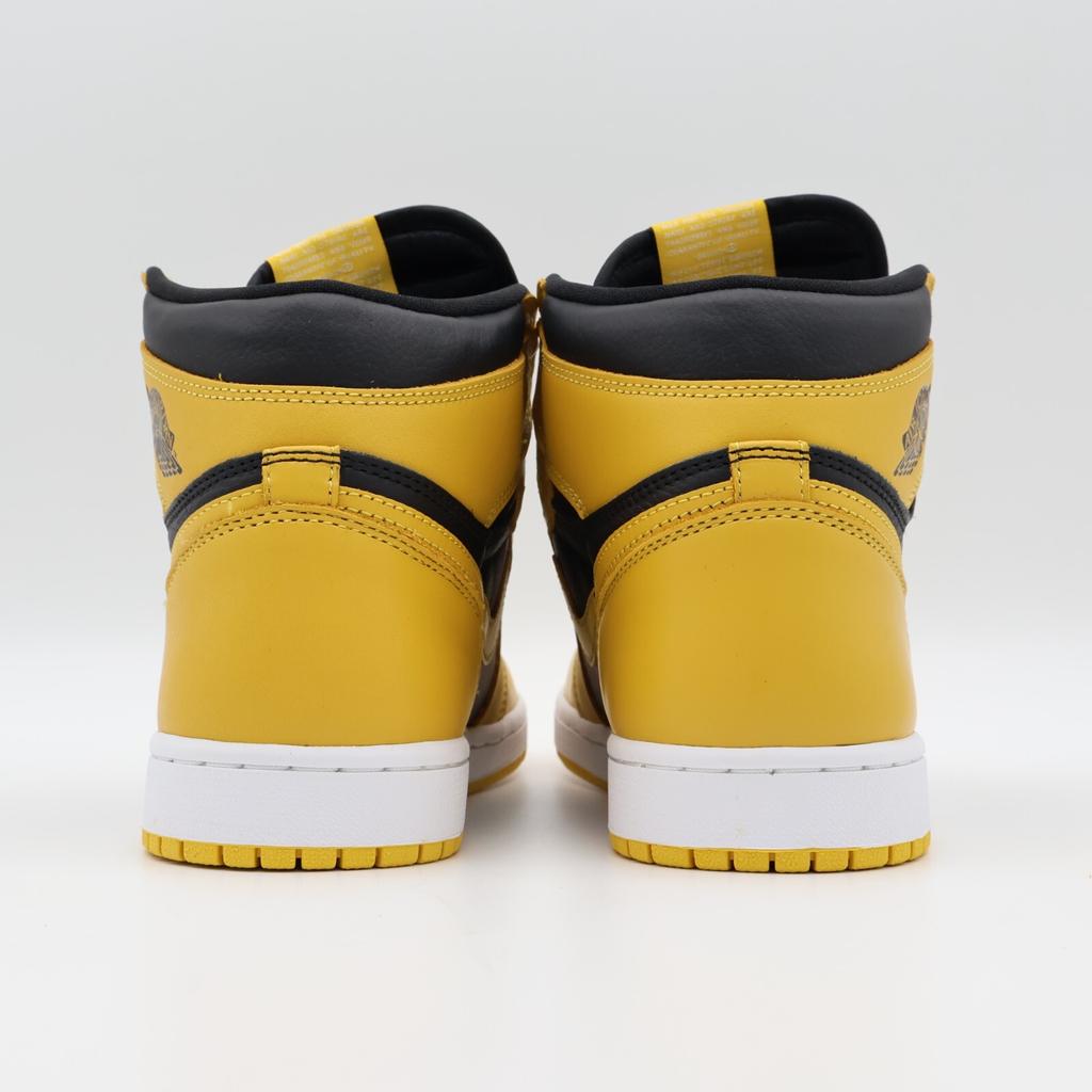 555088-701 Nike Air Jordan 1 High OG Pollen Black White Yellow Gold (Men's)