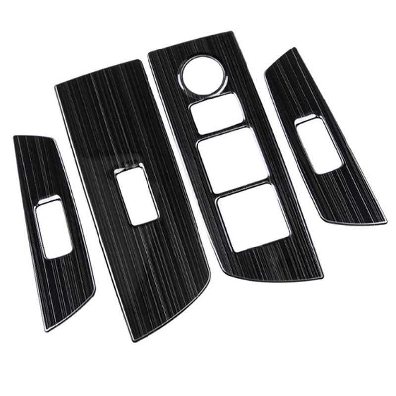 

For Mazda CX9 Cx9 CX-9 Car Accessories Window Glass Lift Button Switch Panel Trim Inner Handrail Frame Stickers RHD