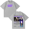 Rapper Bruno Mars Album 2026 Tour Print Tshirt Man Woman Fashion Luxury Tshirt Short Sleeve pure Cotton Casual Aesthetics Tees