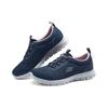 Skechers Leichte stoßdämpfende Low-Top Freizeitschuhe Damen Sneaker Marineblau 104510-NVY