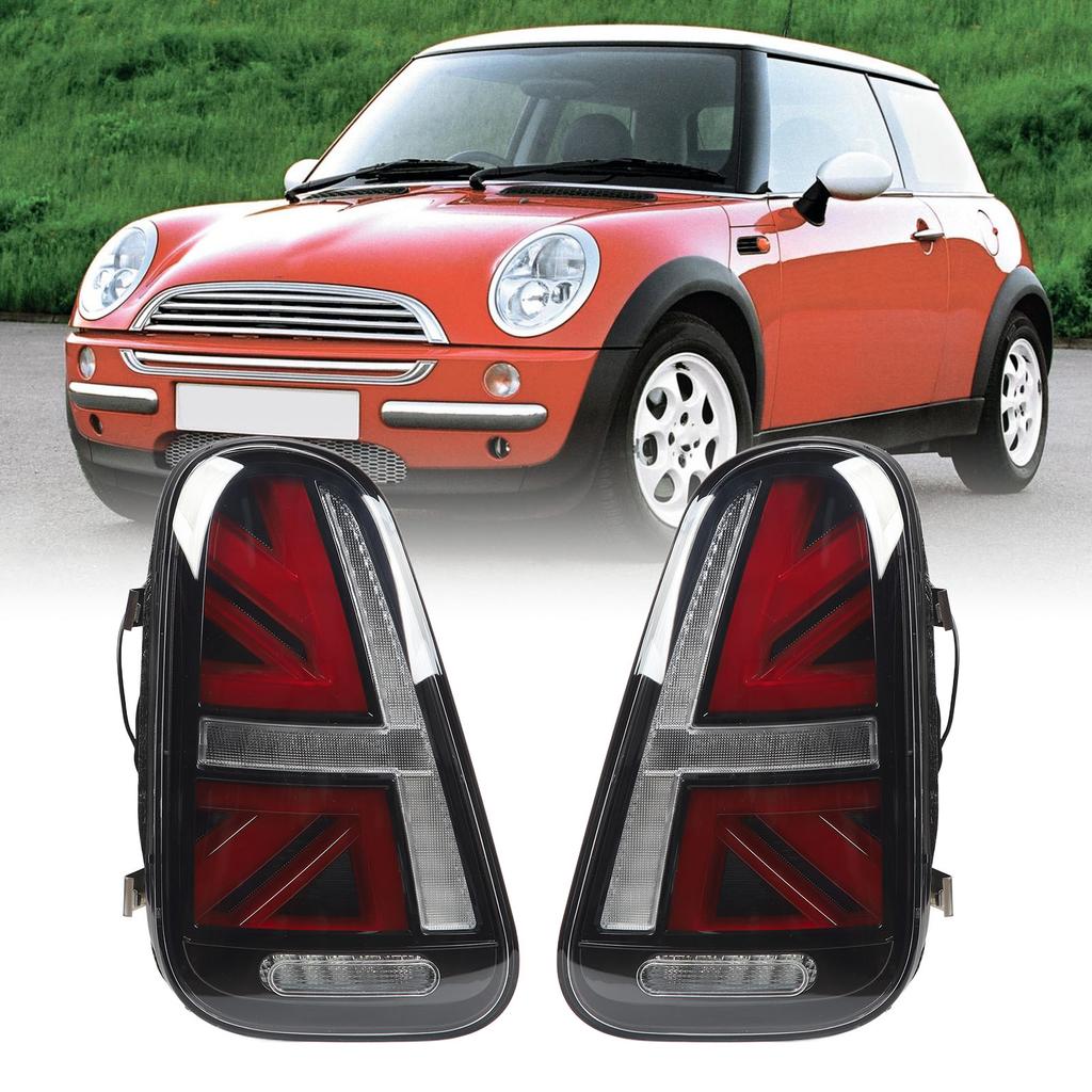 Union   Tail Lights With Dynamic Turn Signal Rear Brake Lamp for   R50 R52 R53