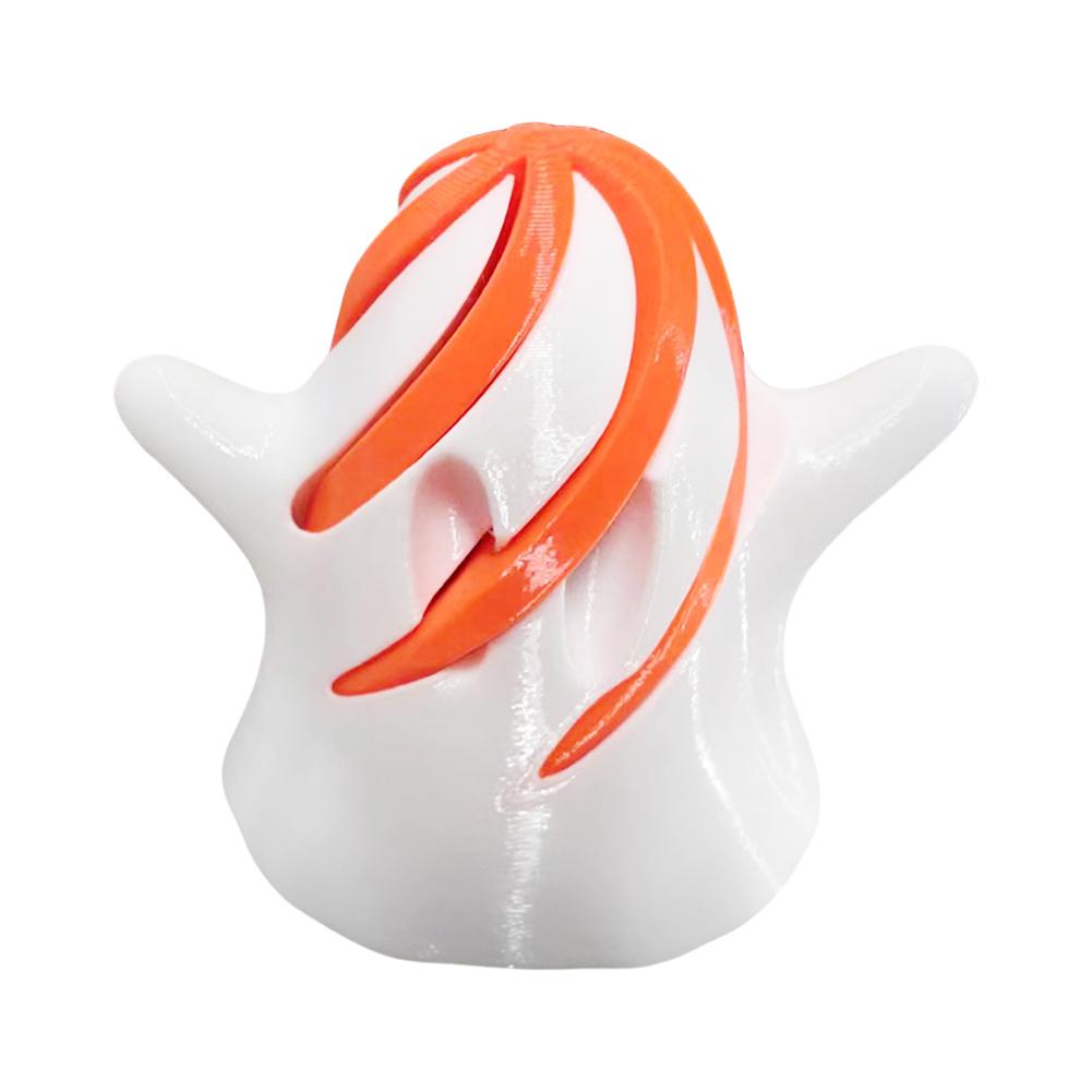 3D Printed Halloween Ghost Spiral Cone Fidget Toy Halloween Toys Spiral Perspective Sculpture Toys for Kids and Adults