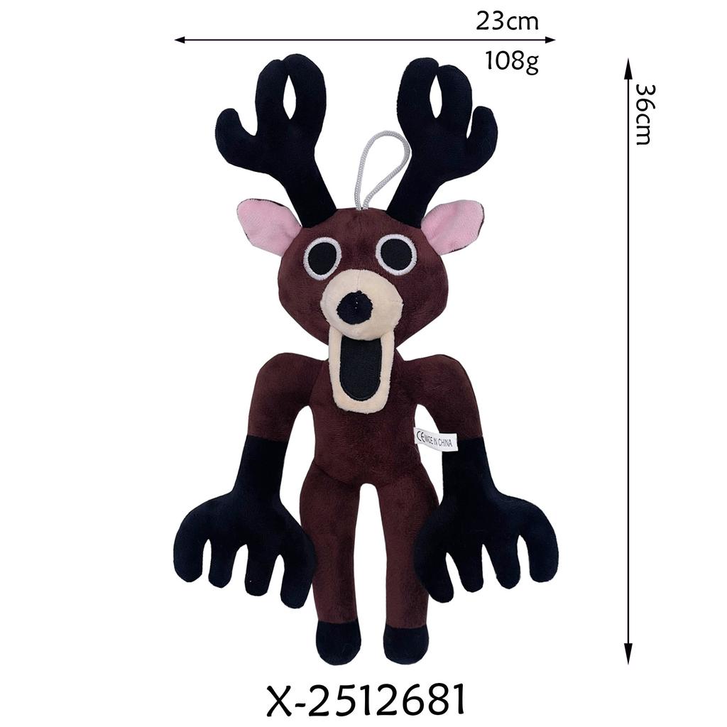 30cm 99 Nights Cartoon In The Forest Deer Plush Toys Cotton Stuffed Doll Anime Animal for Kids Birthday Gift Halloween Gifts