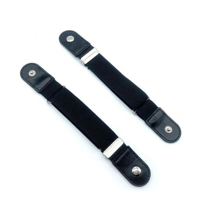 Elastic Belt Jean Button Stretch Adjustable Waist Buckle Quick Button for Pant Belt Tighten Waist Button Belt No Sew