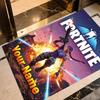 Fortnite Customized Name Floor Rug Office Rug Design for Living Rooms Foyer Dining Room Hallway Anti-slip Rug Anime Office Decor
