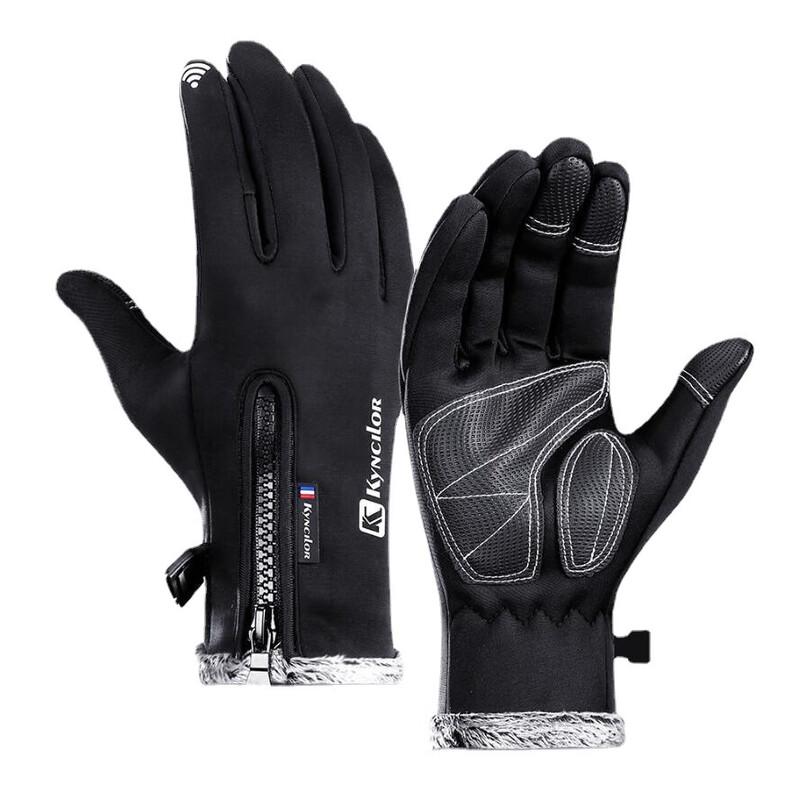 Lishi Outdoor Zimowe Rękawiczki Rowerowe z Ekranem Dotykowym