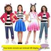 Crossk-pop Demon Hunter Girl Cosplay Costume - Zoey's Children's Day Stage Performance Outfit Set