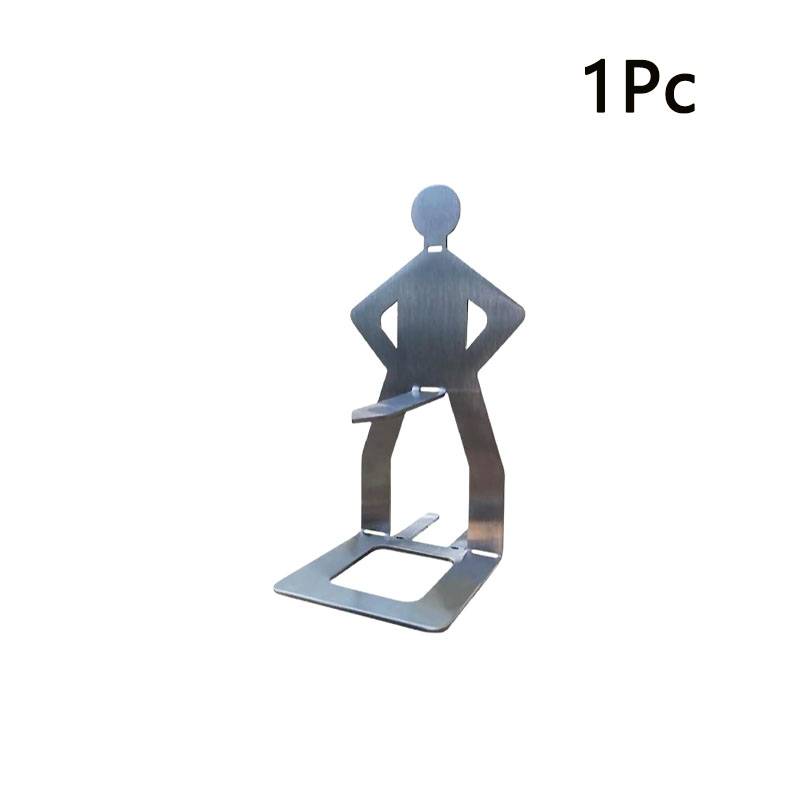 

Забавный гриль из нержавеющей стали, держатель для колбасок для барбекю, портативная уличная гуманоидная подставка для колбасок для барбекю, украшение, кухонный инструмент для приготовления пищи