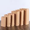 100pcs Brown Kraft Paper Standing Paper Bread Snack Bag Holiday Gift Bag Food Packaging Bags Can Be Wholesale