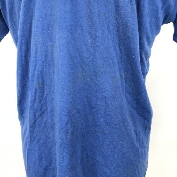 USED/80s 90s Vintage Made In USA 5050 Short Sleeve Printed T Shirt Men L Blue