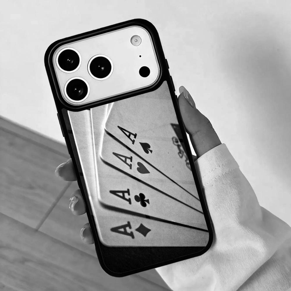 POKER PLAYING CARDS Mobile Phone Case for IPhone 17 AIR 16pro Max 15 14 13 12 11 Bumper Cover