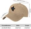 Funny Black Cat Peeking Baseball Cap Golf Hat Dad Hat Vintage Cotton Washed Baseball Caps for Women Unisex