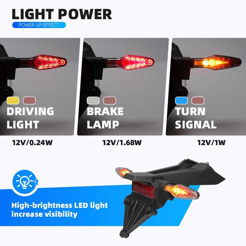 For BMW R1250GS ADV M1000RR S1000RR S1000XR S1000R S 1000 RR XR Motorcycle LED Turn Signal Rear Brake Tail Light Flashing Lamp