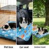 Summer New Arrival Cartoon Fish Pattern Gel Pet Cooling Mat Eco-Friendly Thickened Durable Scratch-Resistant Waterproof