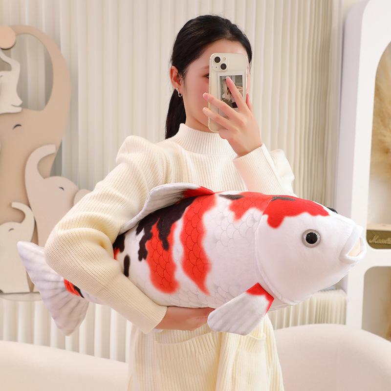 Long Koi Throw Pillow Bed Sleeping Legs Large Plush Toy Doll Girl Gift Rag Doll