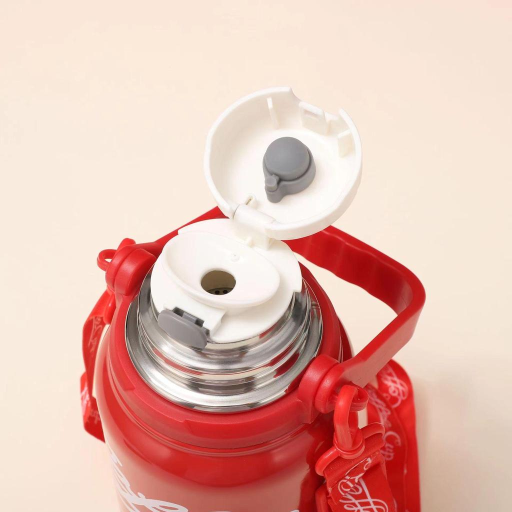 Women's Insulated Stainless Steel Sports Kettle - Large Capacity, Portable Outdoor Water Cup