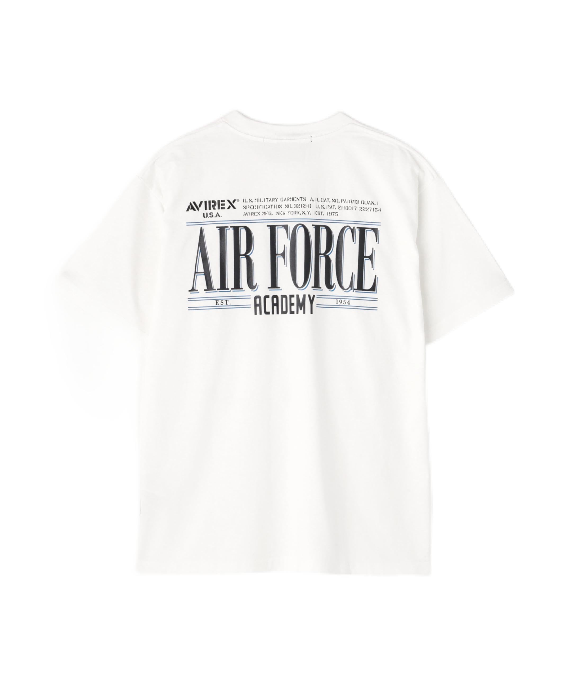 

AVIREX ACADEMY 1954 Военная академия Короткий рукав Размер MIL. ФУТБОЛКА Футболка, Мужская, 2XL, 030, Белая, 783-5134030