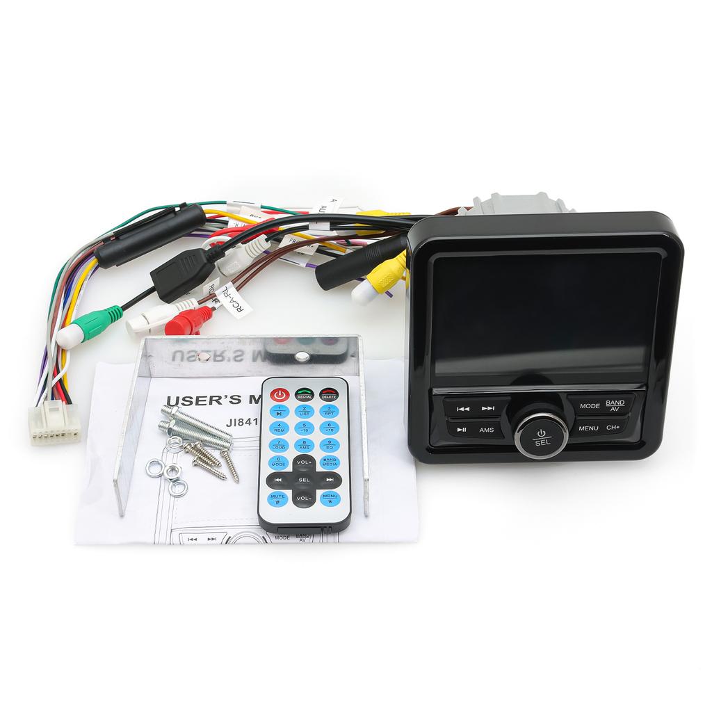 MP5 Bluetooth-compatible Boat Marine Stereo Radio Waterproof Radio Player FM AM Media Audio Player For Boat Yacht Caravan RV ATV