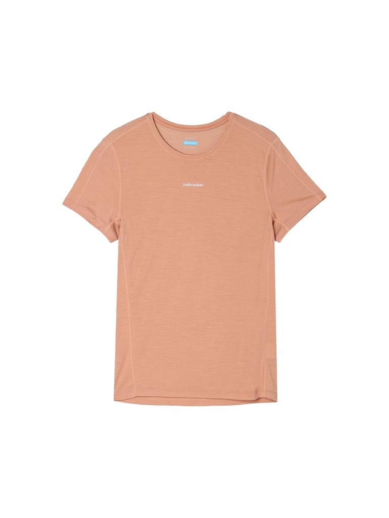 Icebreaker W MerinoB 125 Speed SS Desert Short Sleeve Size M Women's Cool-Lite Tee, Sand, T-Shirt,