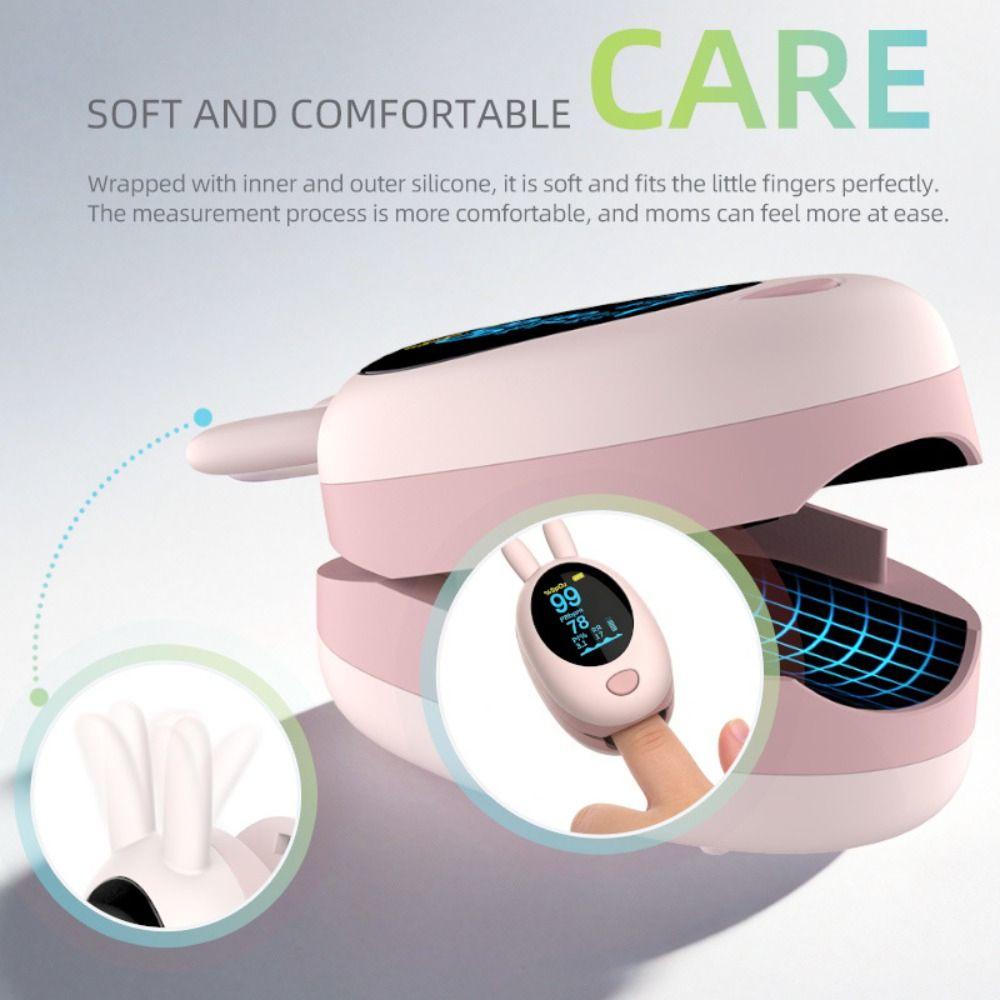 Rechargeable Pulse Oximeter Clip-Type Design Finger-Clip Oximeter Health Tracking