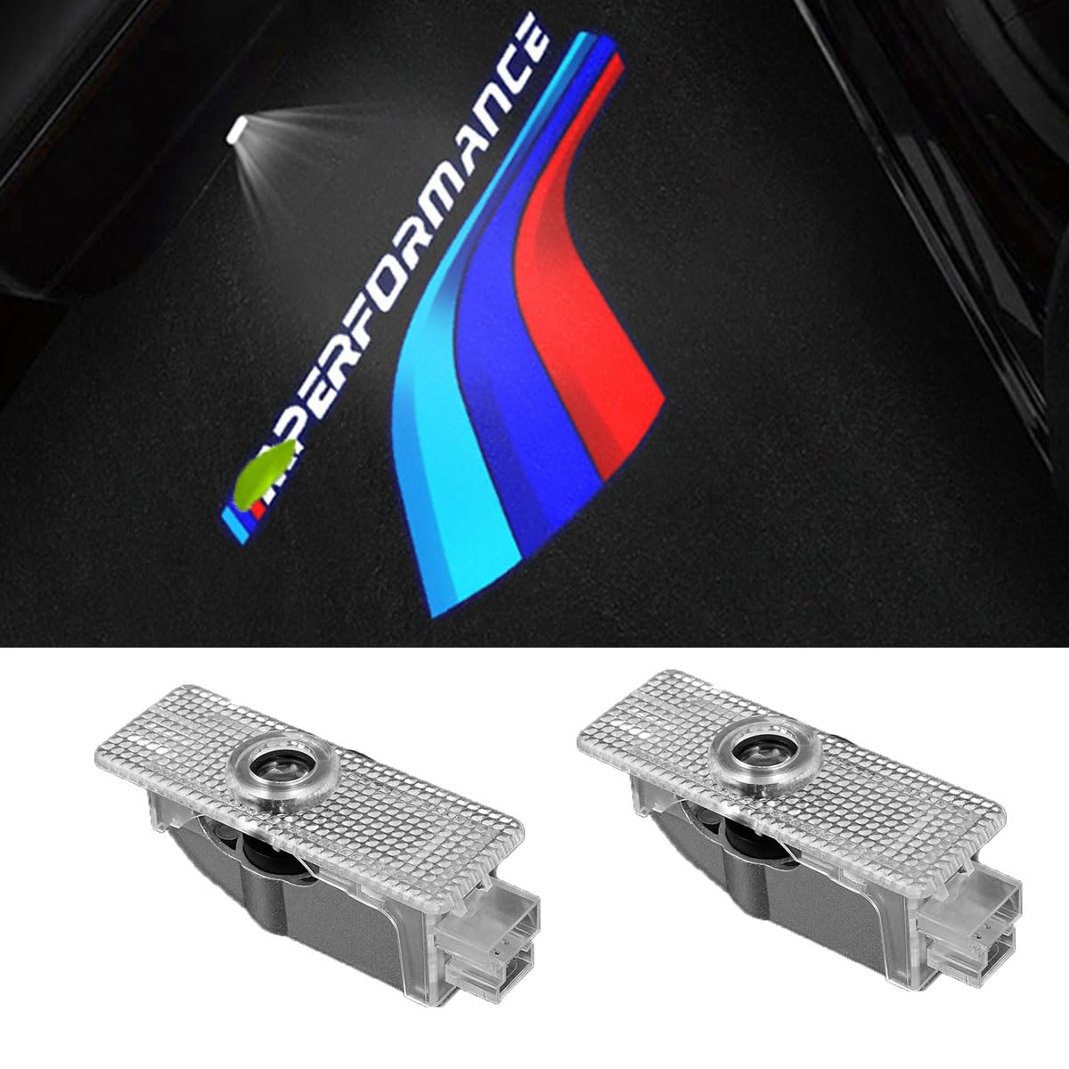 Yaoperfor Car Courtesy LED Courtesy Lamp Logo Projection Door Welcome one size