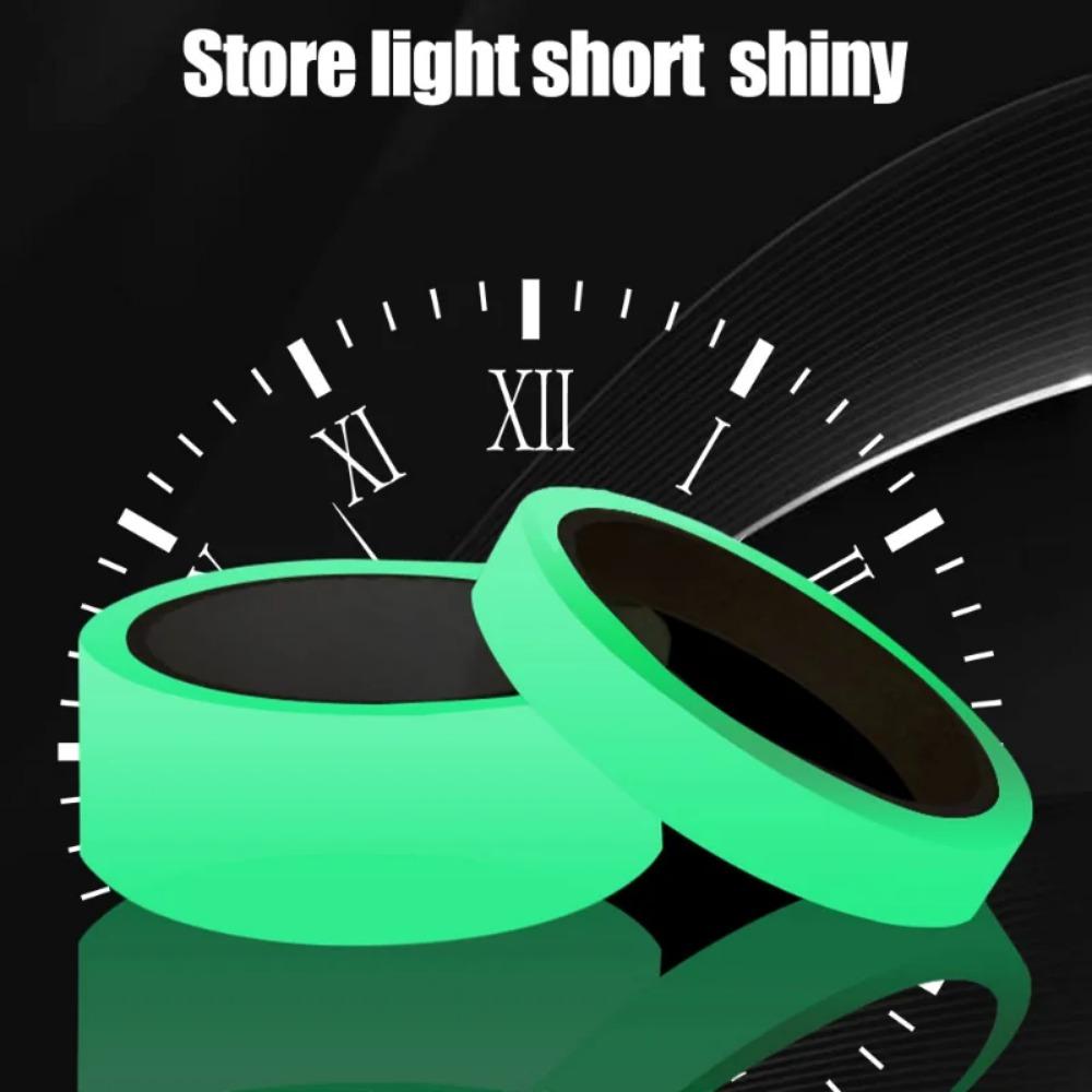 4 rolos 3M fita luminosa adesivos de aviso de incêndio em escadas estágio verde fluorescente anticolisão adesivo fita luminescente