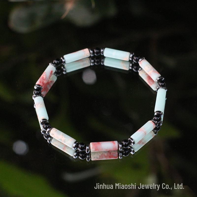 Богемный браслет из натурального камня тигровый глаз: Европейский и американский ретро этнический стиль