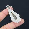 Natural Septarian Gemstone Pendant 925 Sterling Silver Indian Jewelry For Girls
