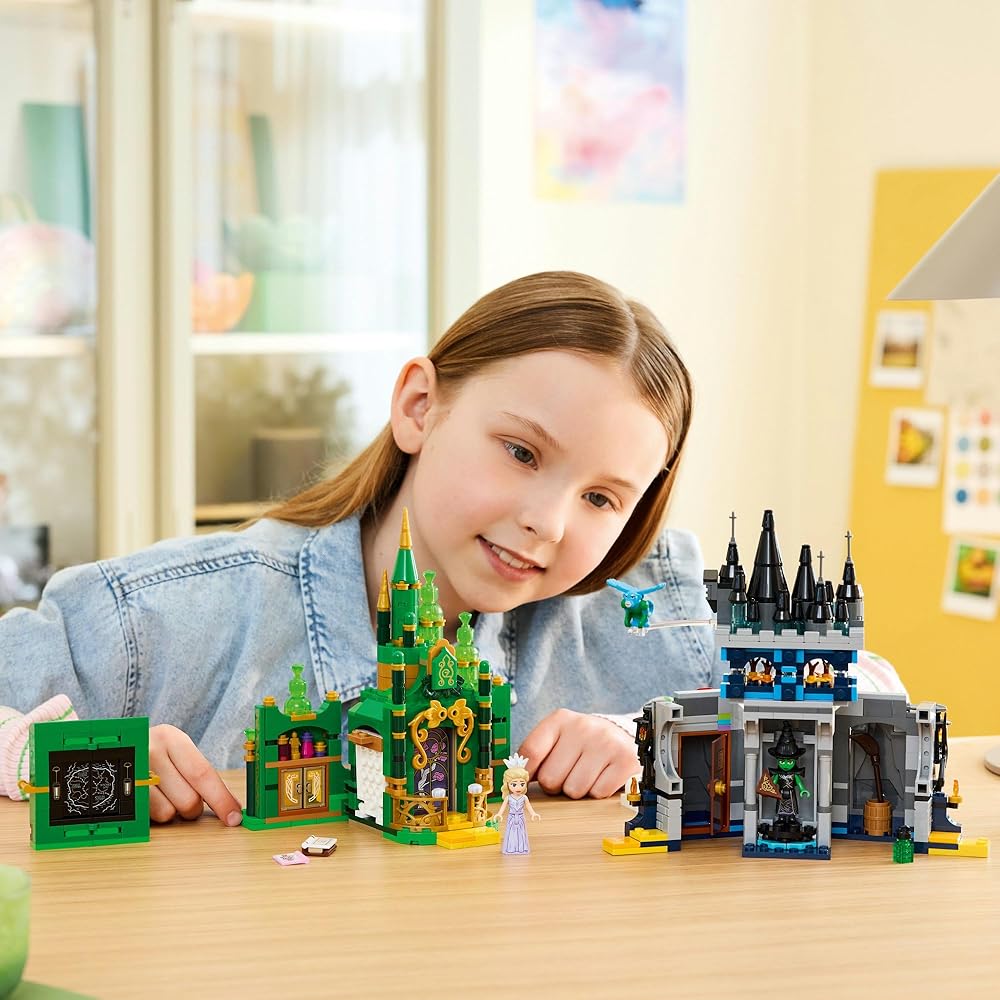 LEGO Wicked Emerald City and Kiamo Castle Building Set for Kids 9-11 Years Old Educational Toy Blocks