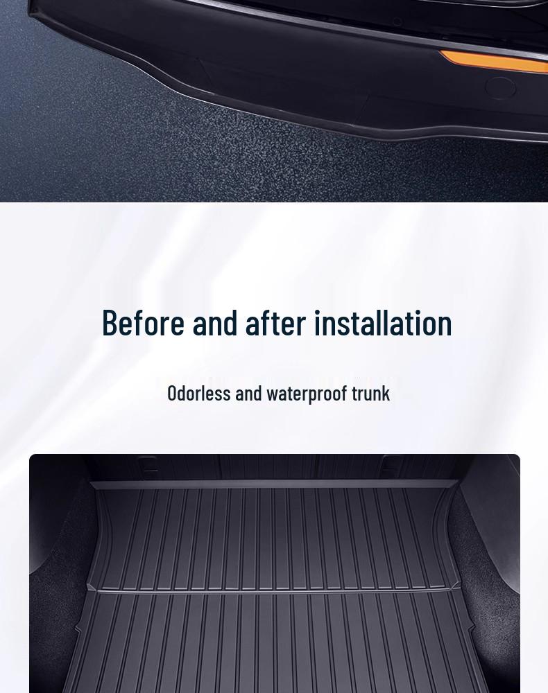 Tesla Model 3/Y Updated Trunk Mats - Front & Rear TPE Protective Accessories