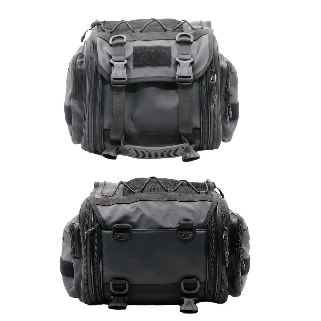 Expandable Large-Capacity Motorcycle Tail Bag - Multifunctional Rear Seat Travel Bag