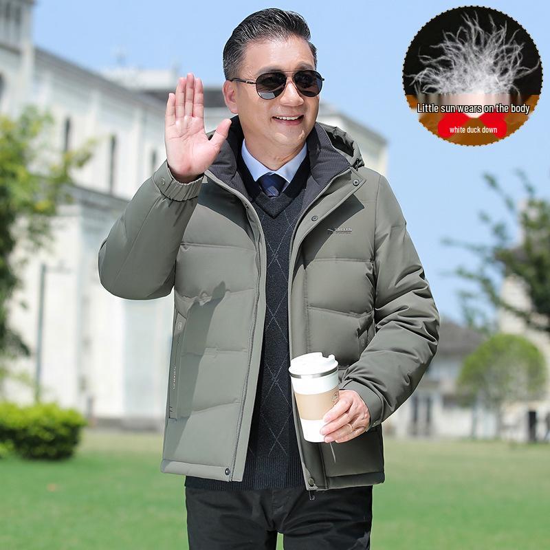 Men's Winter Down Jacket for 50s & 60s - New Style for Middle-aged & Elderly