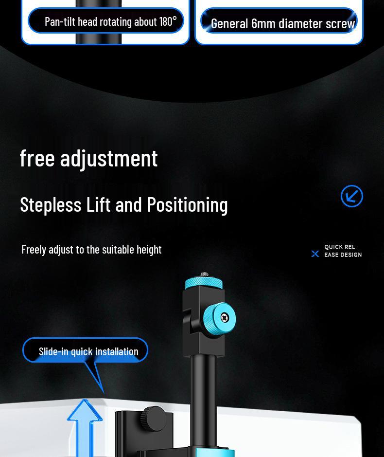 Multi-Functional Night Fishing and Broadcast Light Stand